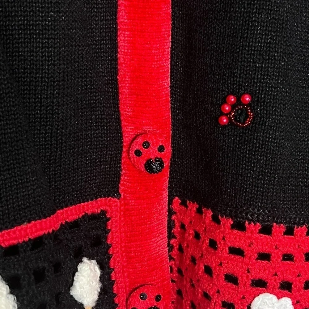 Quacker Factory Novelty Dog Cardigan